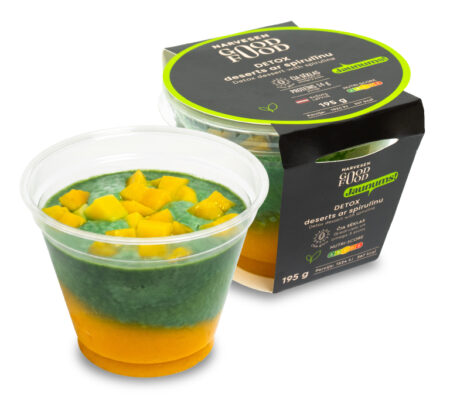 DETOX deserts ar spirulīnu