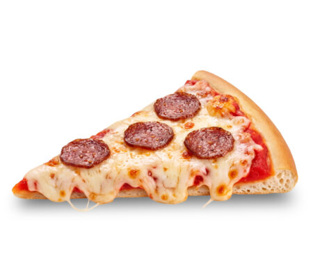 Salami picas šķēle